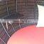 Special Design Rattan Furniture Rotatable Black Apple Sunbed