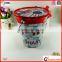 wholesale tin metal candy pail with handle