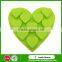 Heart Shaped Silicone Ice Tray,Non-toxic Colorful Flexible Durable Silicone Ice Tray
