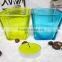 glass floating candle holder square shape glass candle holders glass candle container