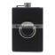 304 Stainless Steel Leather Hip Flask 8 Oz, Leather Stainless Steel Wine Bottle