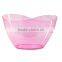 Clear Plastic Ice Bucket For Wine cooler