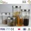 glass oil vinegar bottle pasta storage canister jar with lid