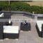 PE rattan outdoor furniture aluminum frame sofa set