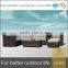 High quality garden used outdoor furniture luxury rattan modular sofa set