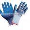 big polyester cotton liner latex gloves