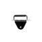 1" Black Chafe With Rectangle Metal Loop & PP Roller, Plastic Chafe With Metal Loop and Roller, POM