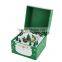 plastic Christams gift music box , decoration box with snow mand and christmas tree inside