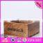 2016 new fashion children wooden kids storage box, most popular wooden kids storage box W08C162