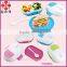 700ML Three Divides Plastic Packing Lunch Box with lock