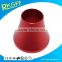 die casting aluminium light red lamp cover with radiation