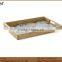 handmade beauty decorate small wooden tray for wedding