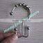 Wholesale 80mm Bathroom Metal Double Hook Curtain Ring