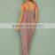 Women plisse wrap fashion jumpsuit