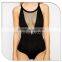 Custom sexy black transparent swimwear manufacturers in bali