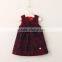 Summer Autumn Kids Dresses Design Lovely Sleeveless Baby Girl Floral Dress