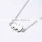 Best selling fashion zinc alloy silver cool Pekingese dog head necklace