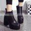 zm50397b autumn and winter europe women shoe chunky heels brushed lady short boots