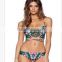 2016 fashion sexy push up straps women bikini swimwear bathing suit bikini with decorated bra