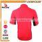Custom Design Half Zipper Collar Short Sleeve Mens Gym T Shirt