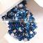 capril blue diamond drill flat back nail art rhinestones for nail salon
