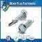 Made in Taiwan Black Stainless Steel Zinc Plated Flange Hexagon Head Self Drilling Teks Screw