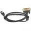 HDMI 19Pin Male to DVI 24+1 Pin Male wire (5m)