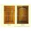 Yelintong good quality top grade natural black walnut door surface green painting
