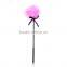 Erotic Handle Ribbon Pink Feather Flirt Stick Tickler Sex Toys for Woman