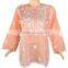 Indian Wholesaler Girls Hand Embroidered Top Chikan Kurtis
