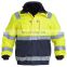 wholesale EN20471 waterproof high visibility winter warm safety pilot jacket