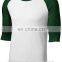 new design 3/4 sleeve men's fashion baseball jersey
