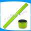 various colors reflective slap wrap cheap PVC reflective armband