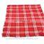 TOROS OEM sercive acceptable fashion women red tartan scarf