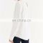 High Mock-Neck And V-Neckline Cutout Long Sleeve Cut-Out Collar Latest Fashion Lady Formal Blouse