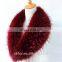 High quality colorful real raccoon fur collar