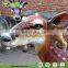 Supply many life size animals animatronic deer display for kids