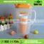 Latest modern design plastic milk jug with cups 2L