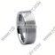 Black tungsten ring blank men's engraved jewelry