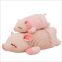 Factory direct down cotton striped pig plush toy for children birthday gift pig doll