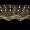 Popular Crystal Pendant Light LED Decorated Chandeliers for hotel hall and villa living room