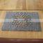 Grey durable place mat set table mat for hotel deco