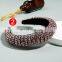Gorgeous Full Crystal Designer Headband Luxurious Hand Made Rhinestone Thick Sponge Hair Hoop Bridal Wedding Hair Accessories