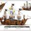 Water theme park equipment, in Pirate Ship style outdoor water slide for sale