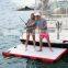 Inflatable DWF Water Fishing Floating Pontoon Inflatable Deck Air Deck Basking Loading Dock Floating Platform for Sale