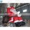 factory supply pvc christmas inflatable santa on motorcycle, movable 6m advertising old man NB006-7