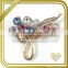 Crystal AB flower wedding brooches rhinestone korean sherwani brooch FB-052