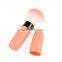 Orange beauty fashion makeup brush holder human hair makeup brush private label makeup brush