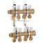 HVAC System Brass Manifold Automatic Adjusting Manifold
