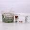 Food grade transparent ice cream pail plastic buckets with lids wholesale